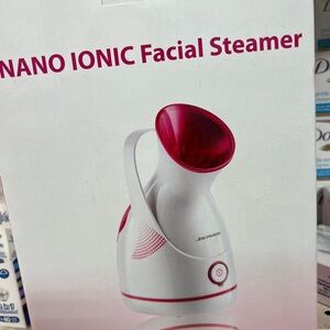 Nano Ionic Facial Steamer - White and Red